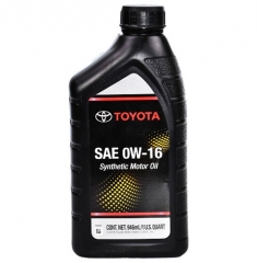 Моторное масло TOYOTA MOTOR OIL 0W-16 (0027916QTE)