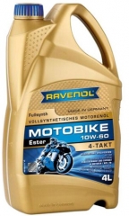 Моторное масло RAVENOL Motobike 4T Ester 10W-60