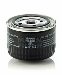Фильтр масляный MANN-FILTER W 914/4