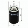 Фильтр масляный BOSCH 0 451 104 063