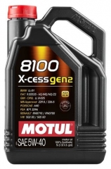 Моторное масло MOTUL 8100 X-CESS GEN2 5W-40