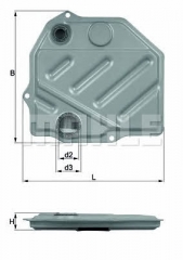 Фильтр АКПП MAHLE/KNECHT HX 46