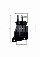 Фильтр топливный MAHLE/KNECHT KL 135