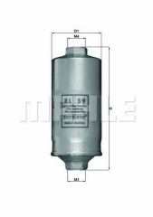 Фильтр топливный MAHLE/KNECHT KL 59