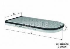 Фильтр салона угольный MAHLE/KNECHT LAK 613/S