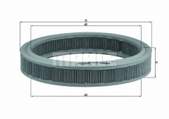 Фильтр воздушный MAHLE/KNECHT LX 115