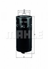 Фильтр масляный MAHLE/KNECHT OC 143