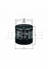 Фильтр масляный MAHLE/KNECHT OC 299