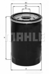 Фильтр масляный MAHLE/KNECHT OC 40