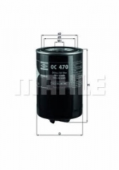 Фильтр масляный MAHLE/KNECHT OC 470
