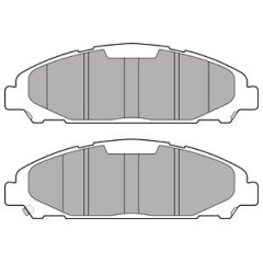Колодки тормозные дисковые DELPHI LP3255
