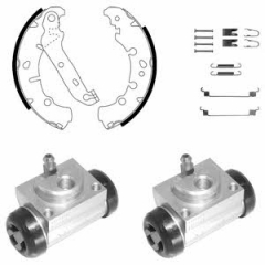 Колодки тормозные барабанные, комплект DELPHI KP1118