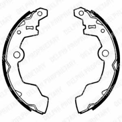 Колодки тормозные барабанные DELPHI LS1352