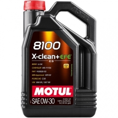 Моторное масло MOTUL 8100 X-CLEAN+ EFE 0W-30