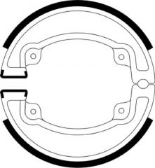 Колодки барабанные мото FERODO FSB958