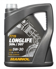 Моторное масло MANNOL 7715 LongLife 504/507 5W-30