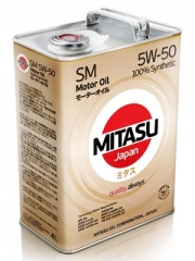 Моторное масло MITASU MOTOR OIL SM 5W-50