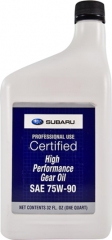 Трансмиссионное масло SUBARU GEAR OIL 75W-90 (SOA427V1700)
