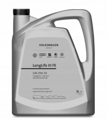 Моторное масло VAG LONGLIFE III FE 0W-30 (GS55545M2, GS55545M4)
